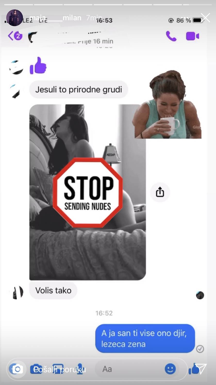 Zatrpali im inbox: Oženjenom Anti stigla ljubavna poruka, a Maja pokazala šokantni sadržaj