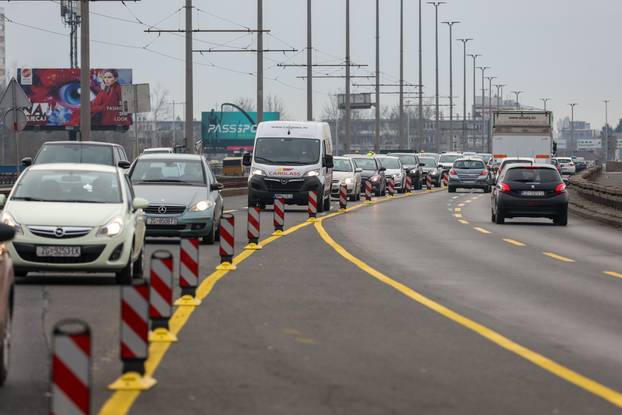 Zagreb: Nova regulacija prometa zbog sanacije Jadranskog mosta