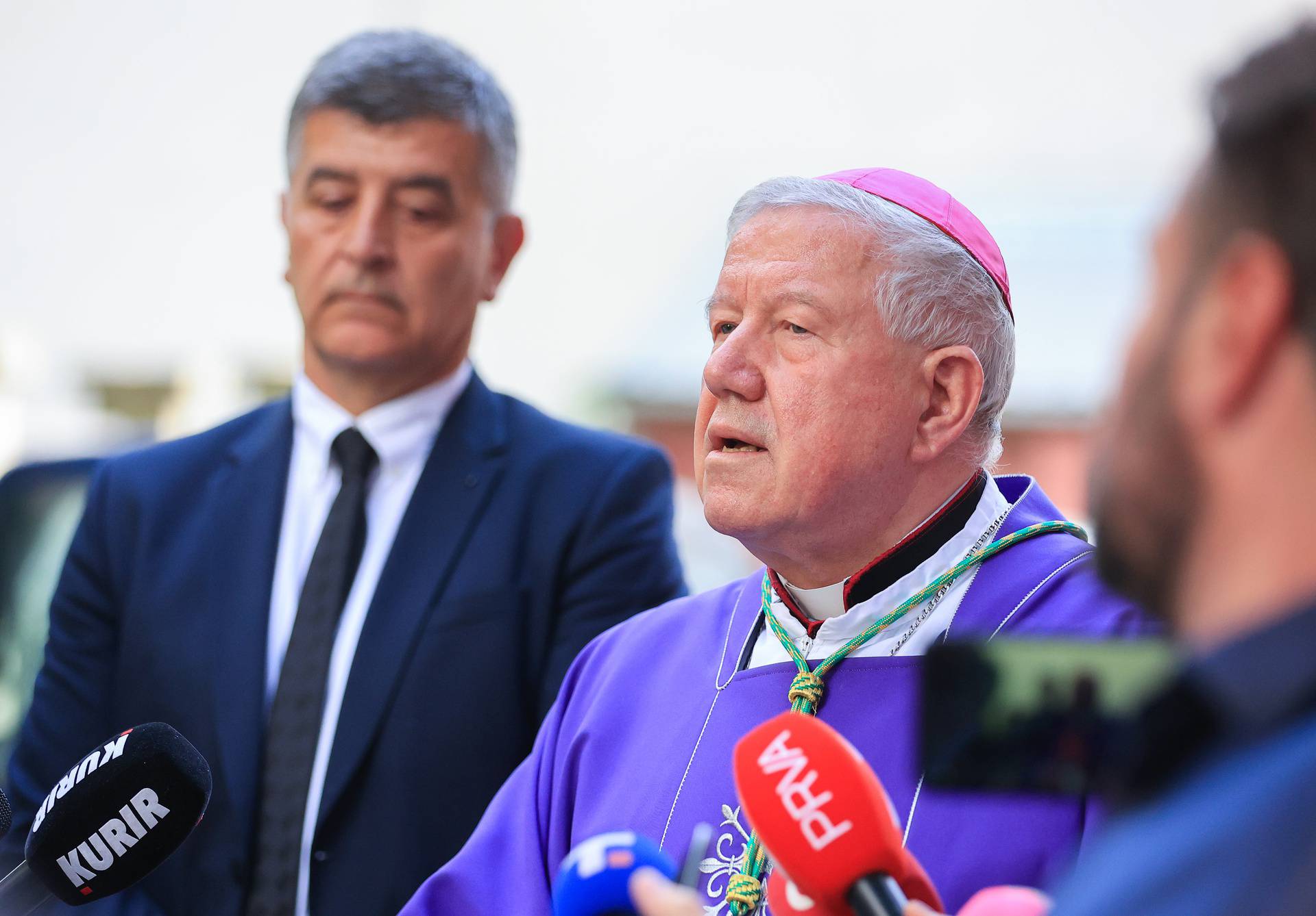 Beograd: Otac Mateja Periša, Nenad Periš i nadbiskup Hočevar dali izjavu za medije