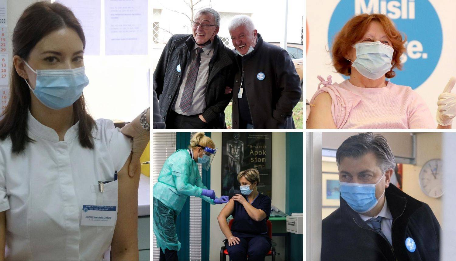 Cijepio se prvi liječnik u Splitu: 'Ne vjerujte onima koji govore da cjepivo nije sigurno'