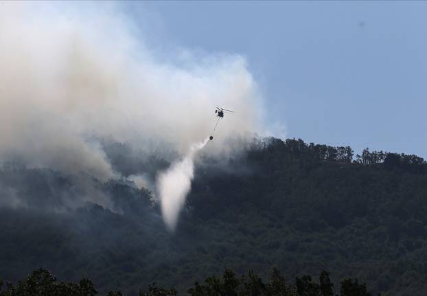 Wildfire rages as Spain experiences its second heatwave of the year