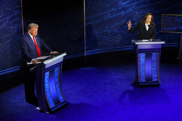 Harris-Trump presidential debate hosted by ABC in Philadelphia, Pennsylvania