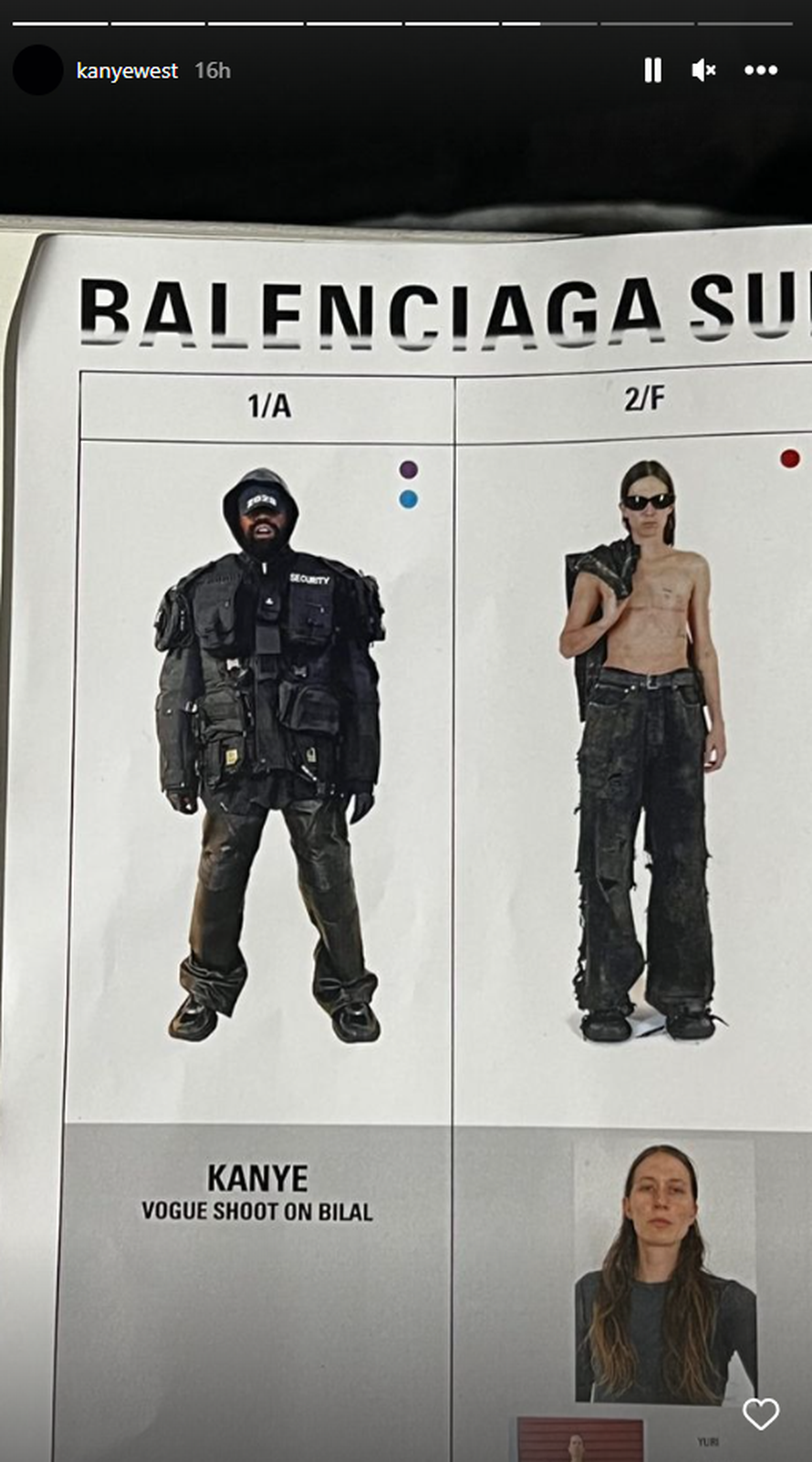 Kanye West u inkognito izdanju: Manekenski prošetao modnom pistom na reviji za 'Balenciagu'