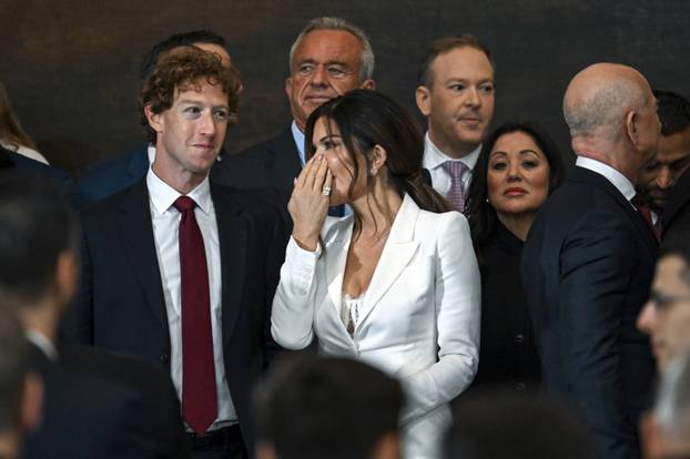 Trump and Vance Swearing-In at the US Capitol