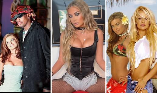 FOTO Electra opet zavodi: Trčala po plaži s Pamelom, neki tvrde da je Rodmanu slomila penis...