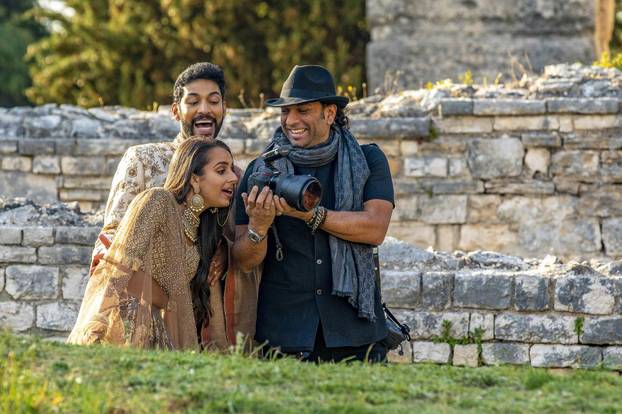 U pulskoj Areni, jednom od najljepših antičkih spomenika, upriličeno je snimanje raskošnog indijskog vjenčanja