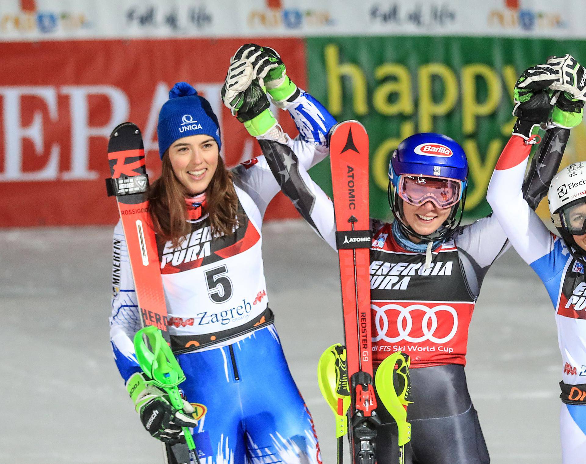 Zagreb: Druga voÅ¾nja Å¾enskog slaloma Snow Queen Trophy 2019.