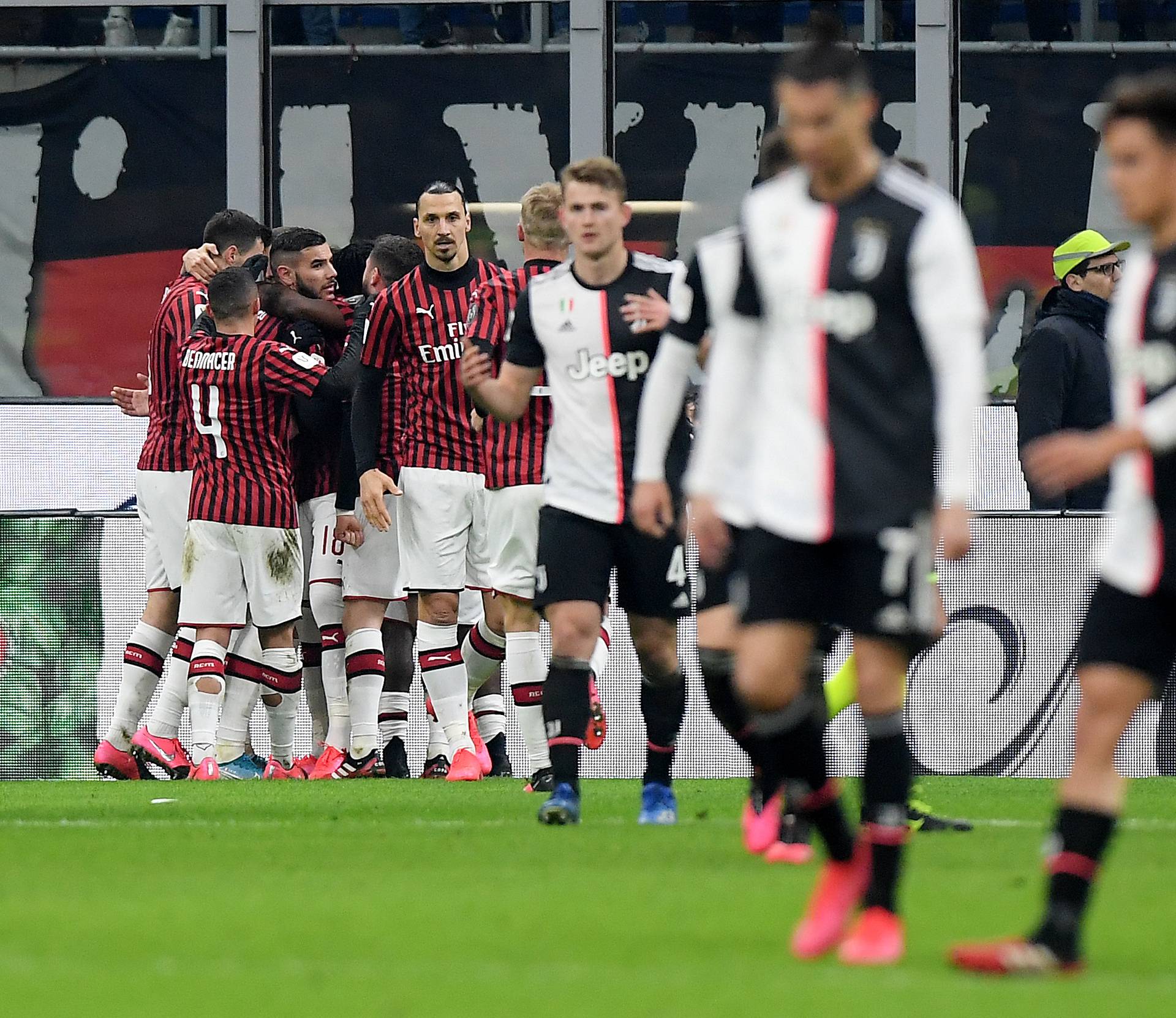 Coppa Italia Semi Final First Leg - AC Milan v Juventus