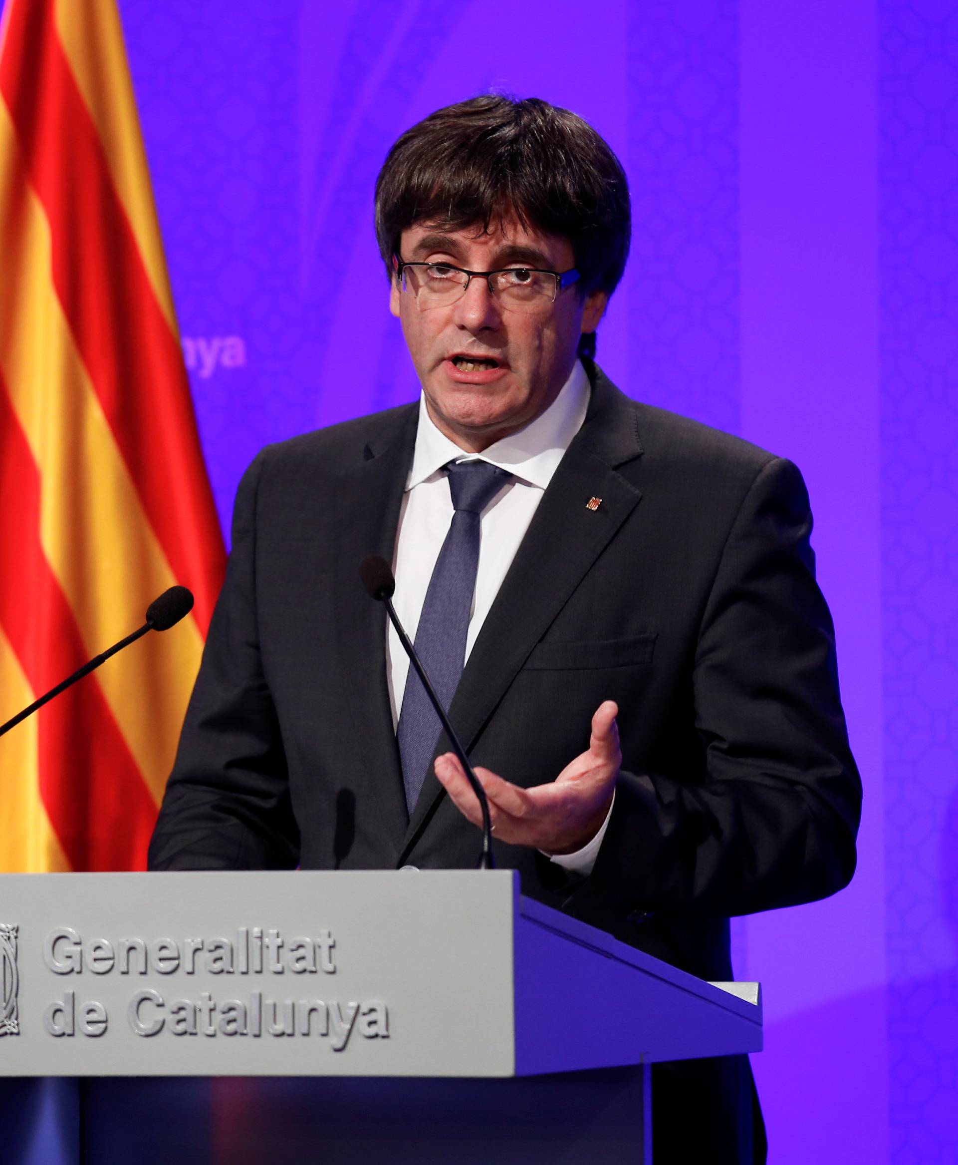 Katalonski predsjednik: 'Za par dana bit ćemo neovisna država'