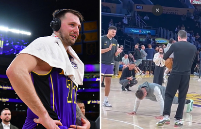 VIDEO Dončić 'pumpa' sklekove dok ga gleda čovjek koji ga je otjerao iz Dallasa. A svira Ceca