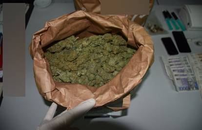 Dileru našli 84 grama heroina, drugom u stanu 2,7 kg trave