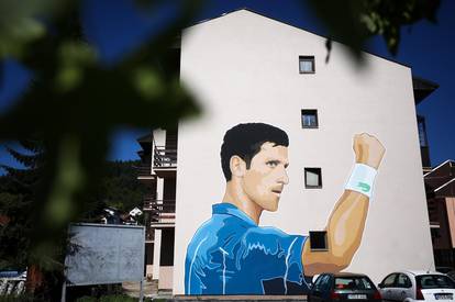 Đoković kraj Sarajeva dobio svoj najveći mural na svijetu