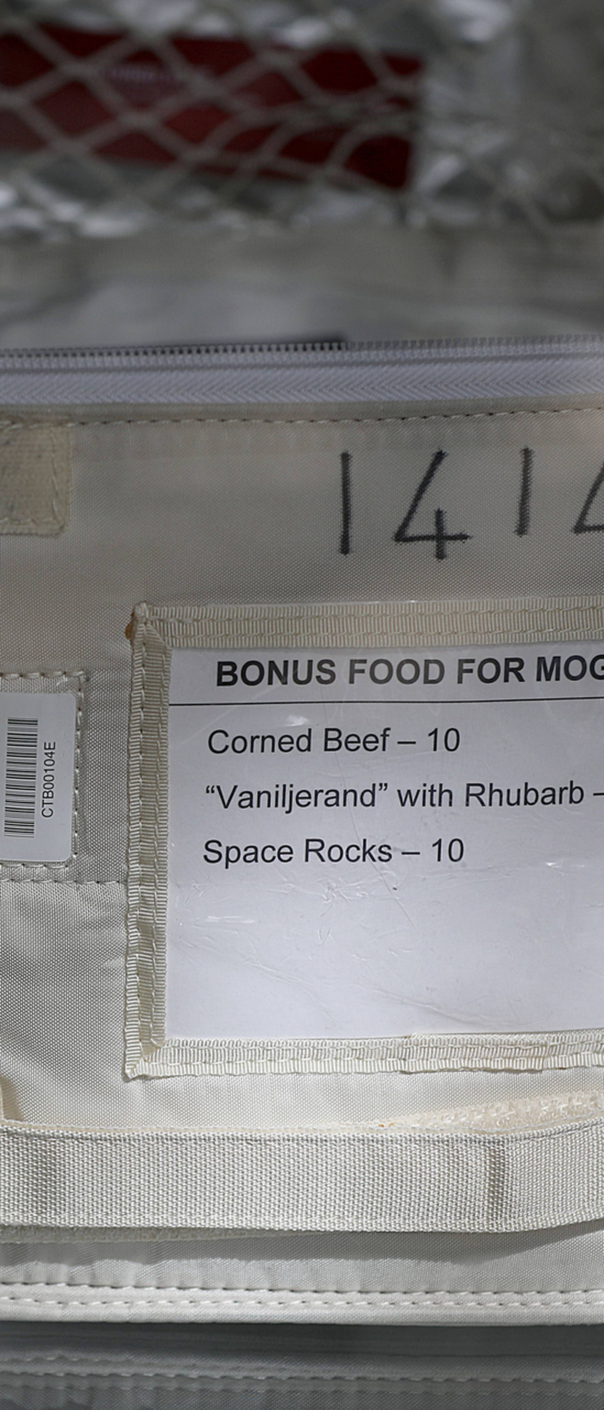 Menus in outer space: ESA and LSG present astronaut's food