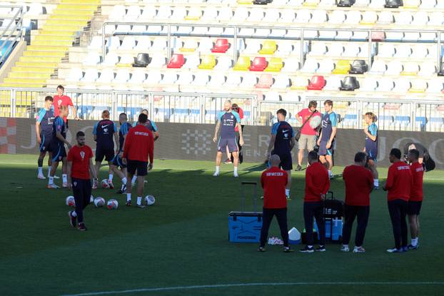 Rijeka: Trening Hrvstake nogometne reprezentacije