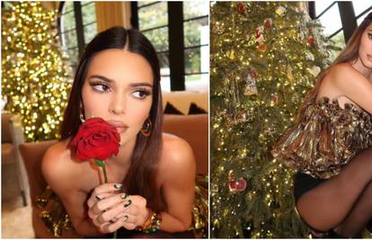 Kendall pobijedila s božićnim outfitom: Bila je zlatni poklon