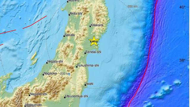 Potres od 7 Richtera u Japanu! Objavili upozorenje na tsunami