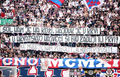 Torcida na derbiju: Ne možete nam posolit, ali možete po*ušit