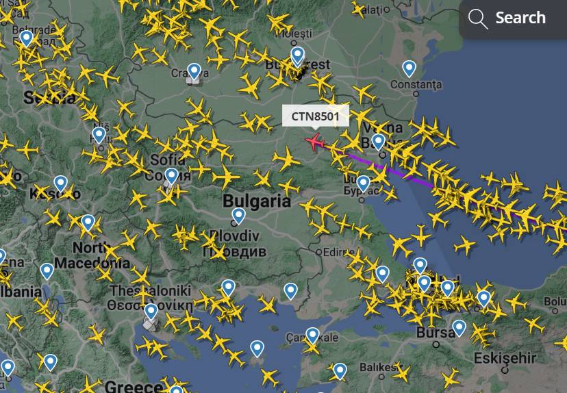 Avion  s 'vatrenima' ušao je u hrvatski zračni prostor!  Ovdje možete pratiti gdje se nalazi