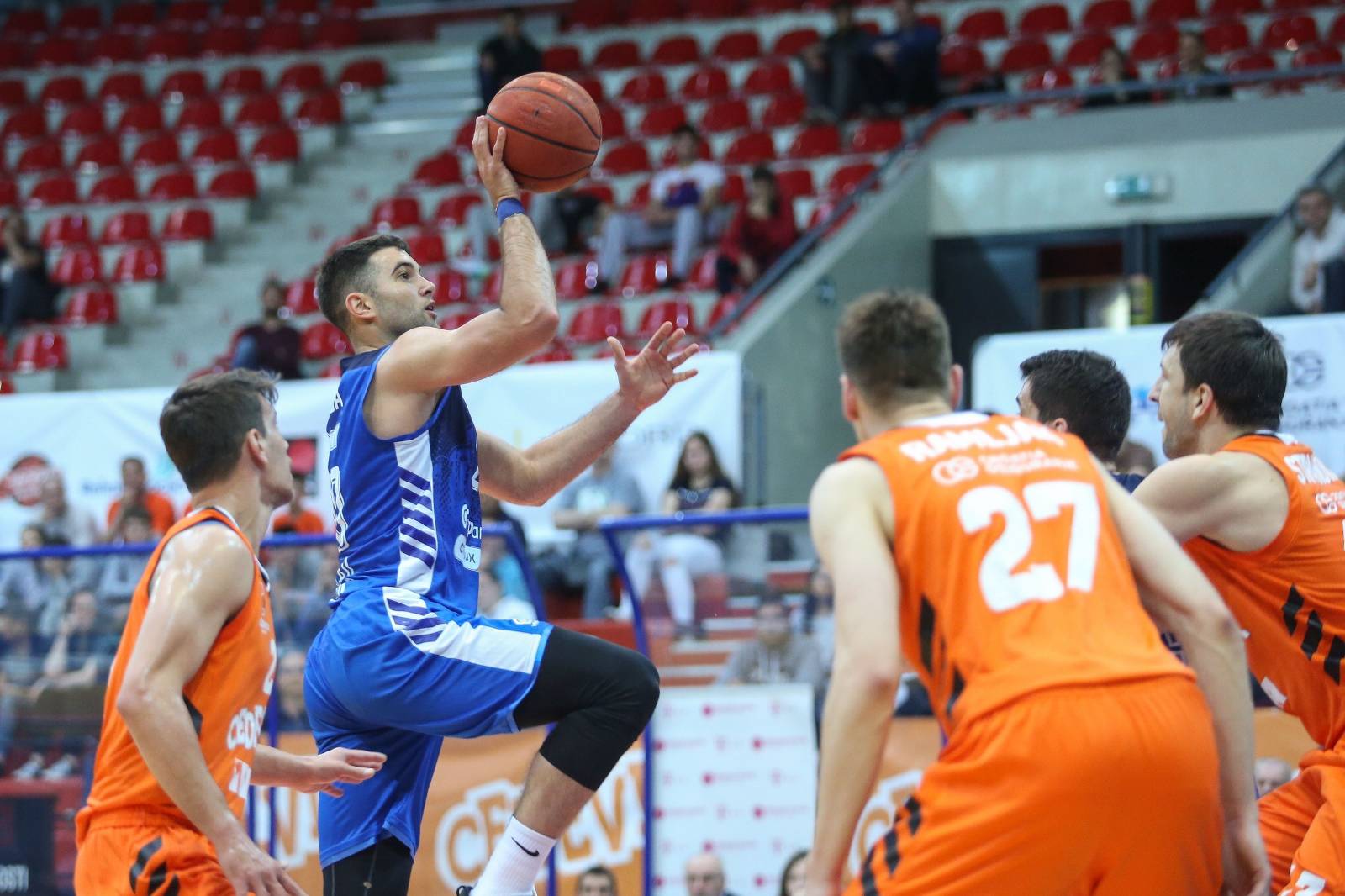 Zagreb: Druga utakmica polufinala HT Premijer lige: KK Cedevita - KK Zadar