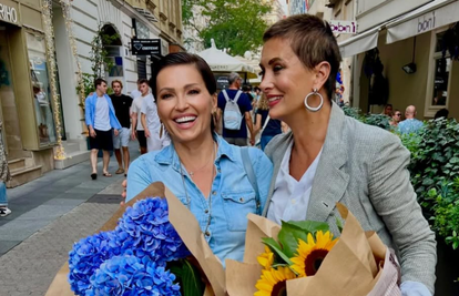 Nina Badrić i Leonarda Boban zablistale su u šetnji gradom: Osmijesi im nisu silazili s lica