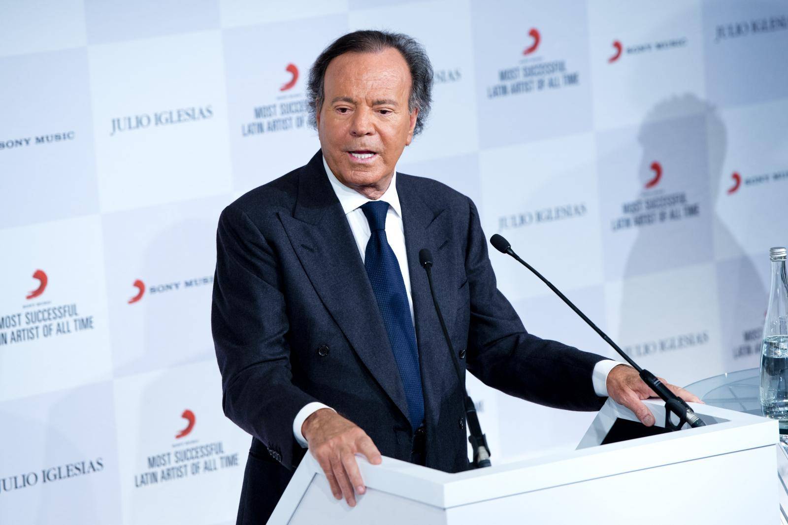 Julio Iglesias presented with Most Successful Latin Artist of All Time Award - London