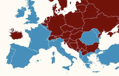 Karta podijelila Europu, Hrvati reagirali: 'Trebalo je drugačije!'