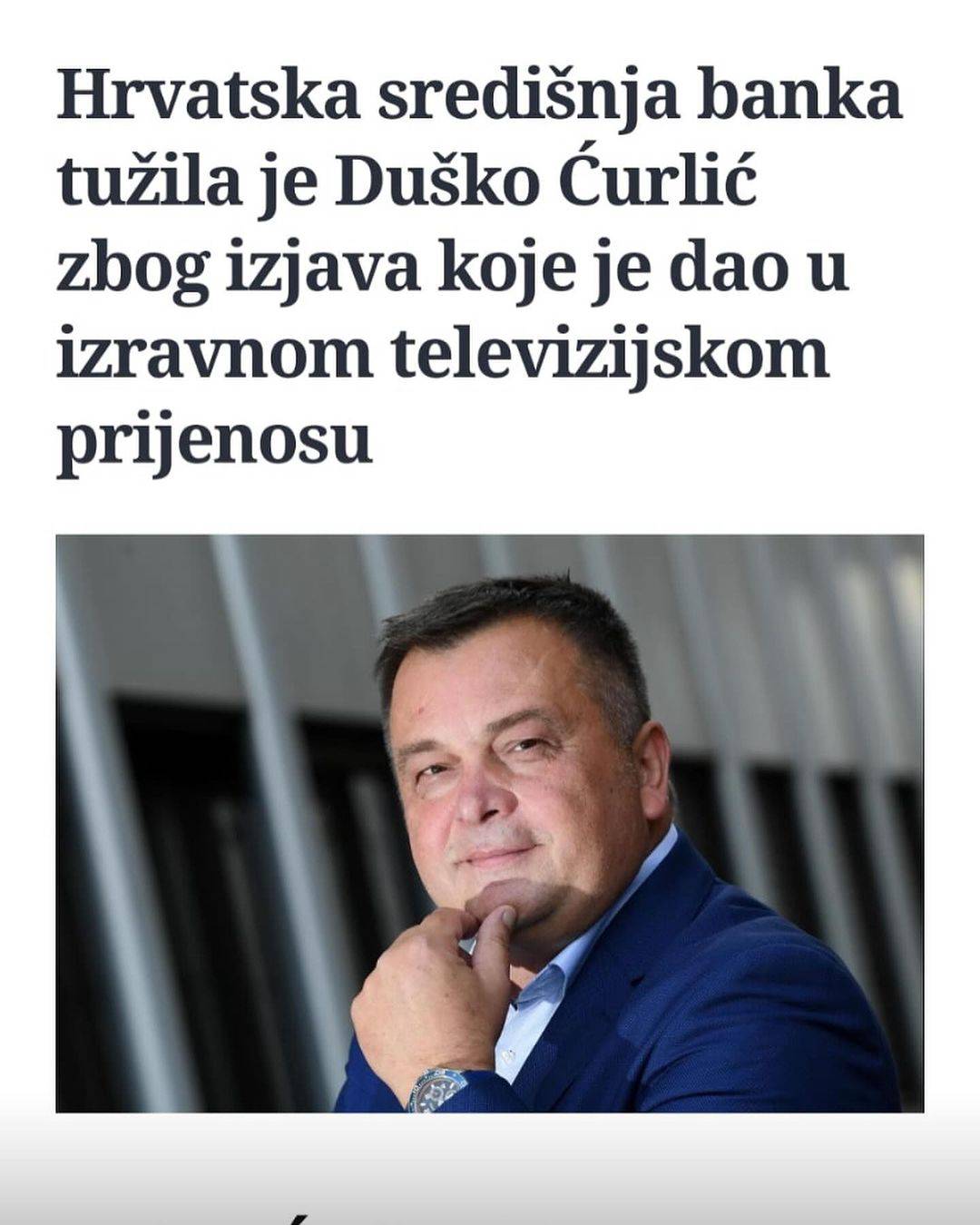 Duško Ćurlić nova žrtva prevare na mrežama: 'Ne klikajte na to!'