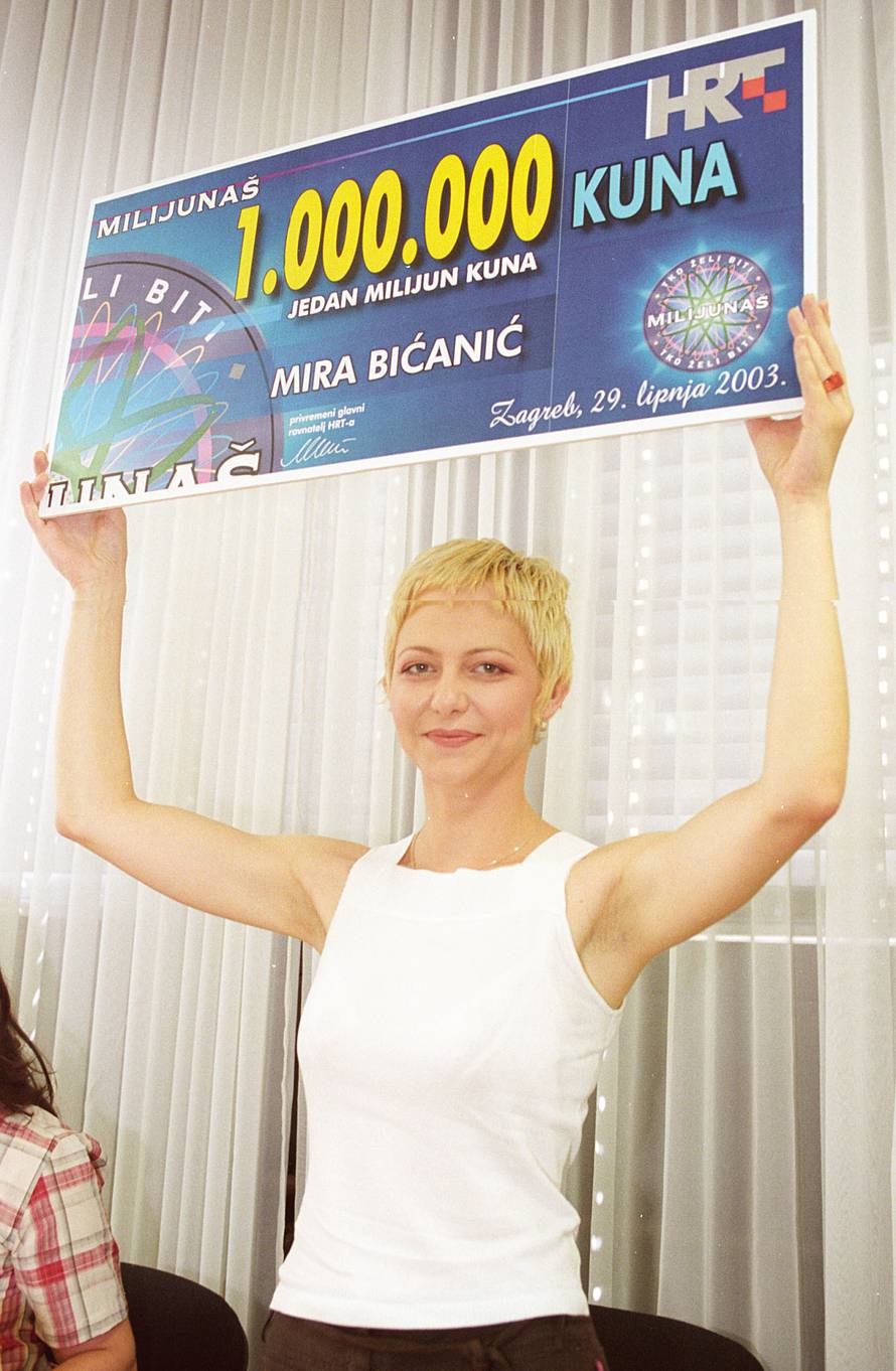 Sjećate se Mire Bićanić? Jedina je osvojila milijun na Milijunašu