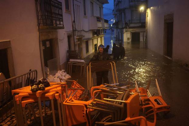 Storm Leo reaches Alcacer do Sal