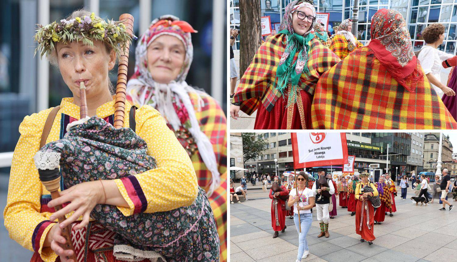 FOTO Folklorna šetnica u centru Zagreba oduševila je prolaznike