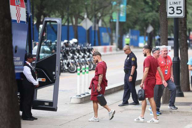 Dallas: Hrvatski nogometni reprezetativci odlaze na trening