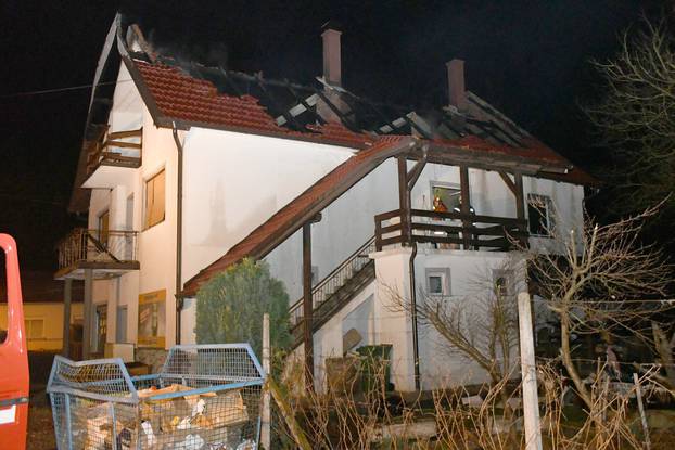 Severin: U potkrovlju obiteljske kuće izbio požar