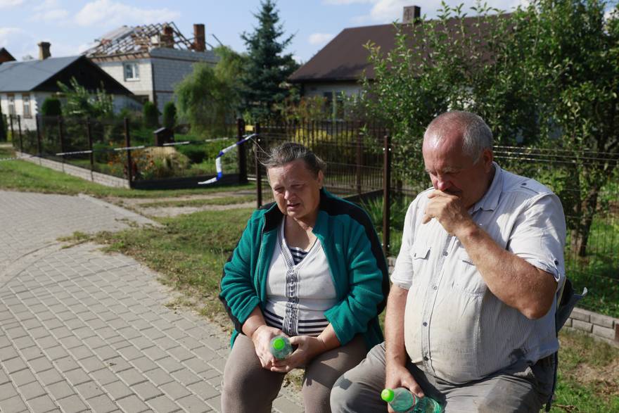 Poljska: Obitelj iz ku&cacute;e o&scaron;te&cacute;ene ruskim dronom u Wyrykiju