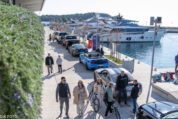 GALERIJA Kultni američki Mustanzi zablistali su u Rovinju