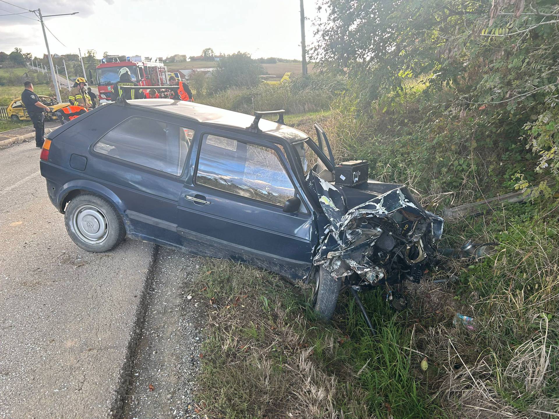 VIDEO Užas kod Ivanić Grada: Prešao u suprotni smjer i udario u auto, muškarac (57) poginuo