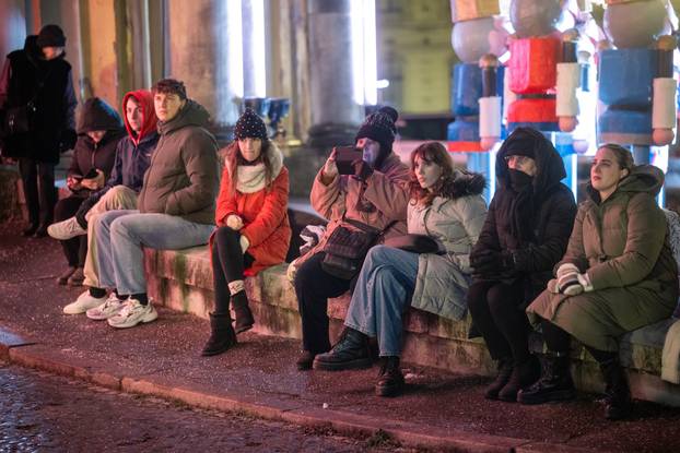 Zagreb: Prijenos baletne bajke Orašar ispred HNK