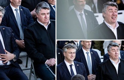 FOTO Plenković i Milanović sjeli su jedan kraj drugoga, ali na licima im nije bilo oduševljenja