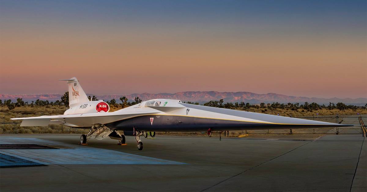 NASA avslöjar X-59 Plane: Bringing Back Supersonic Flights Silently