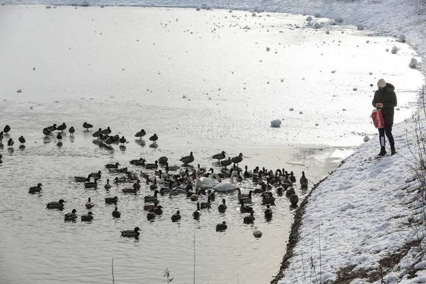 Sveta Nedelja: Zimska idila na jezeru Kipišće