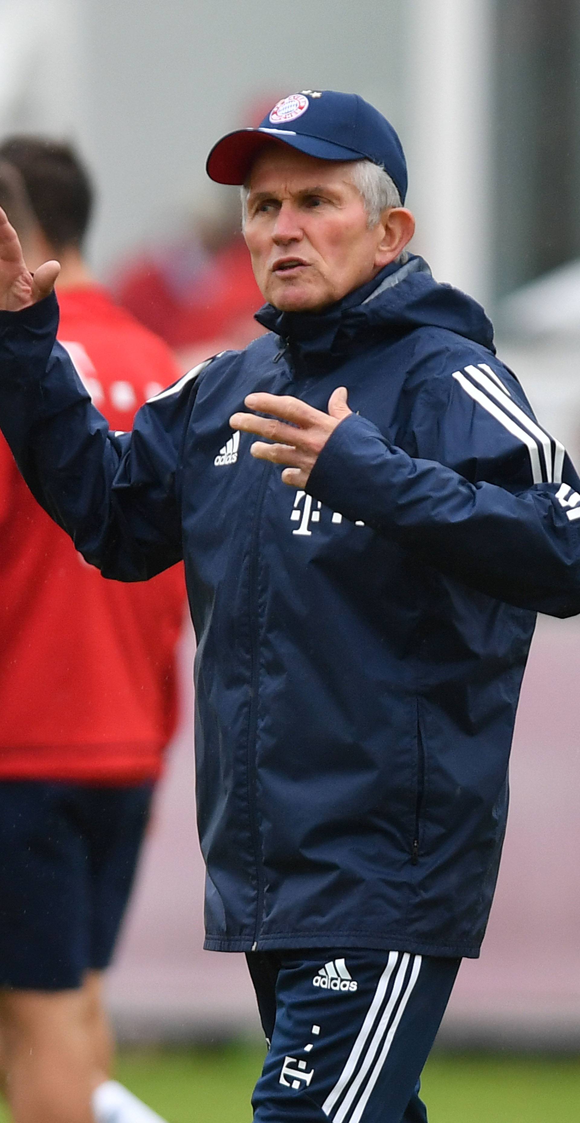 Training FC Bayern Munich with Jupp HEYNCKES