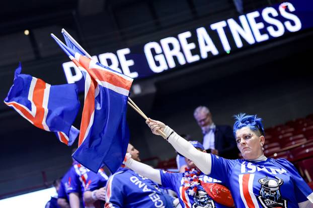 Susret Islanda i Hrvatske u drugom krugu EHF Europskog prvenstva, navijači 