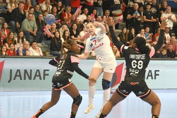 Koprivnica: Kvalifikacije za svjetsko prvenstvo u rukometu, &zcaron;ene, Hrvatska - &Scaron;panjolska