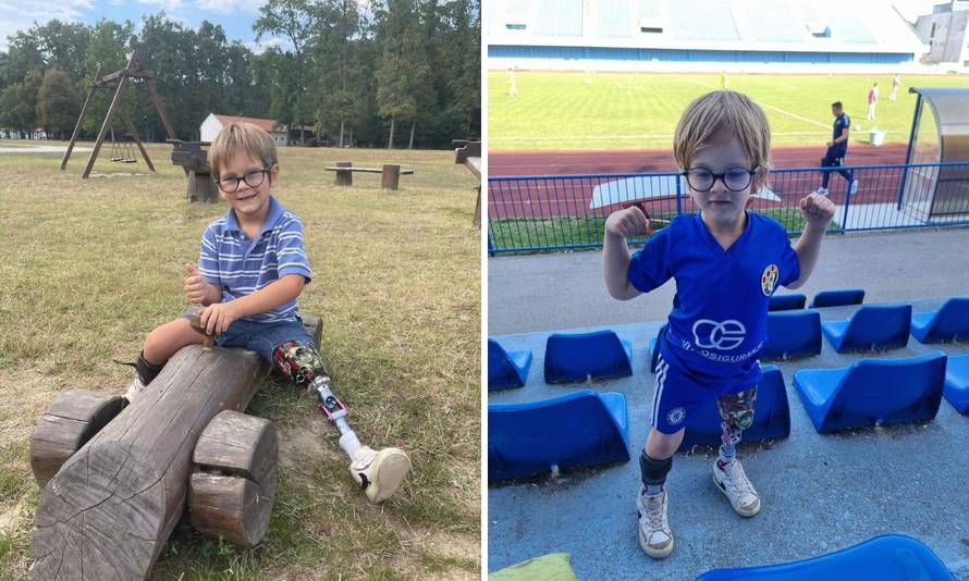 Hrabri Šimun (8) u Modrićevom dresu čeka još jednu operaciju