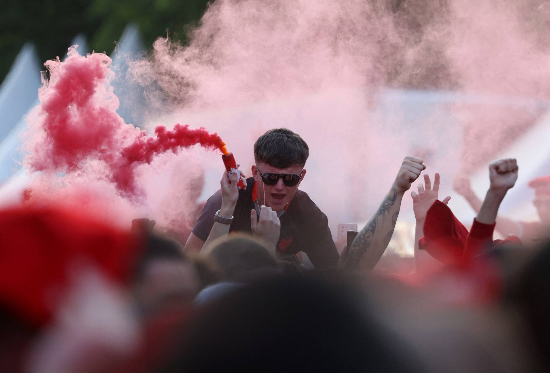 Champions League - Final - Fans gather in Paris for Liverpool v Real Madrid in the Champions League Final