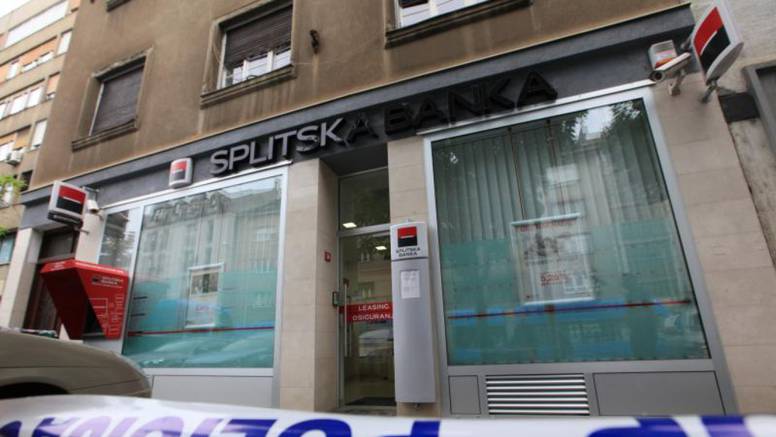 Razbojnik opljačkao Splitsku banku u Zagrebu i pobjegao