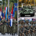 FOTO Evo kako je izgledala proba vojnog mimohoda uo&ccaron;i 30. obljetnice Oluje u Zagrebu