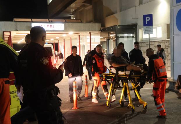 Požar u splitskom zatvoru, zatvorenici dolaze na hitni prijem u Firule