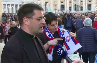 I papa i dida bili su Torcida: Navijač Hajduka ukrao pažnju nakon izbora pape u Vatikanu!