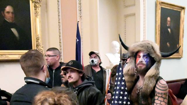 FILE PHOTO: Trump supporters breach the US Capitol