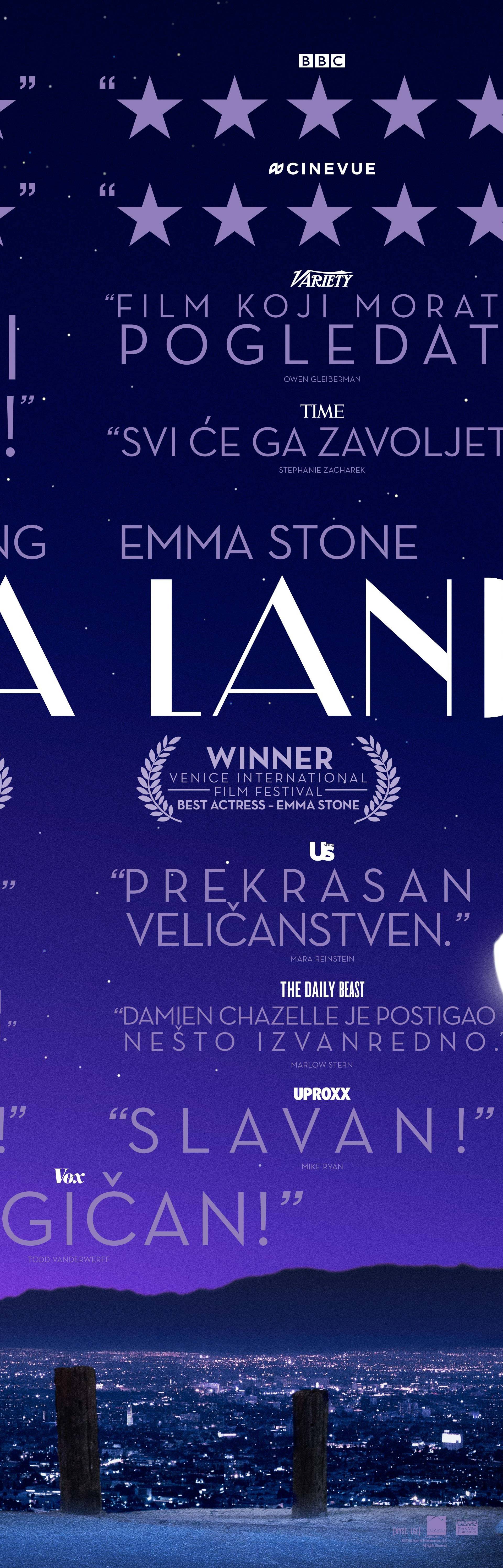 'Golden Globes':  'La La Land' je dobio čak sedam nominacija
